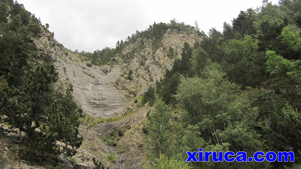 Pared desgastada en el Valle de Vallibierna