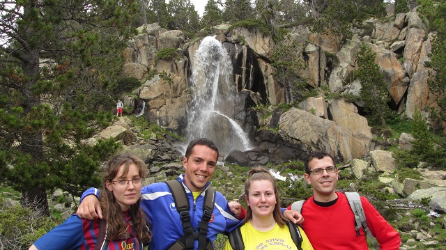 Cascada en la subida a los Lagos de La Pera