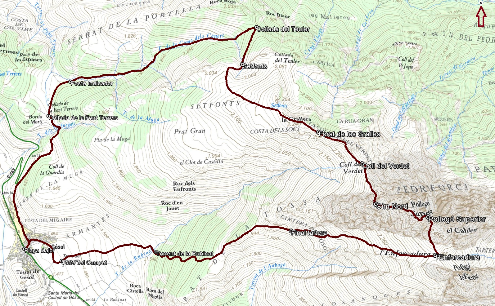 Croquis ruta