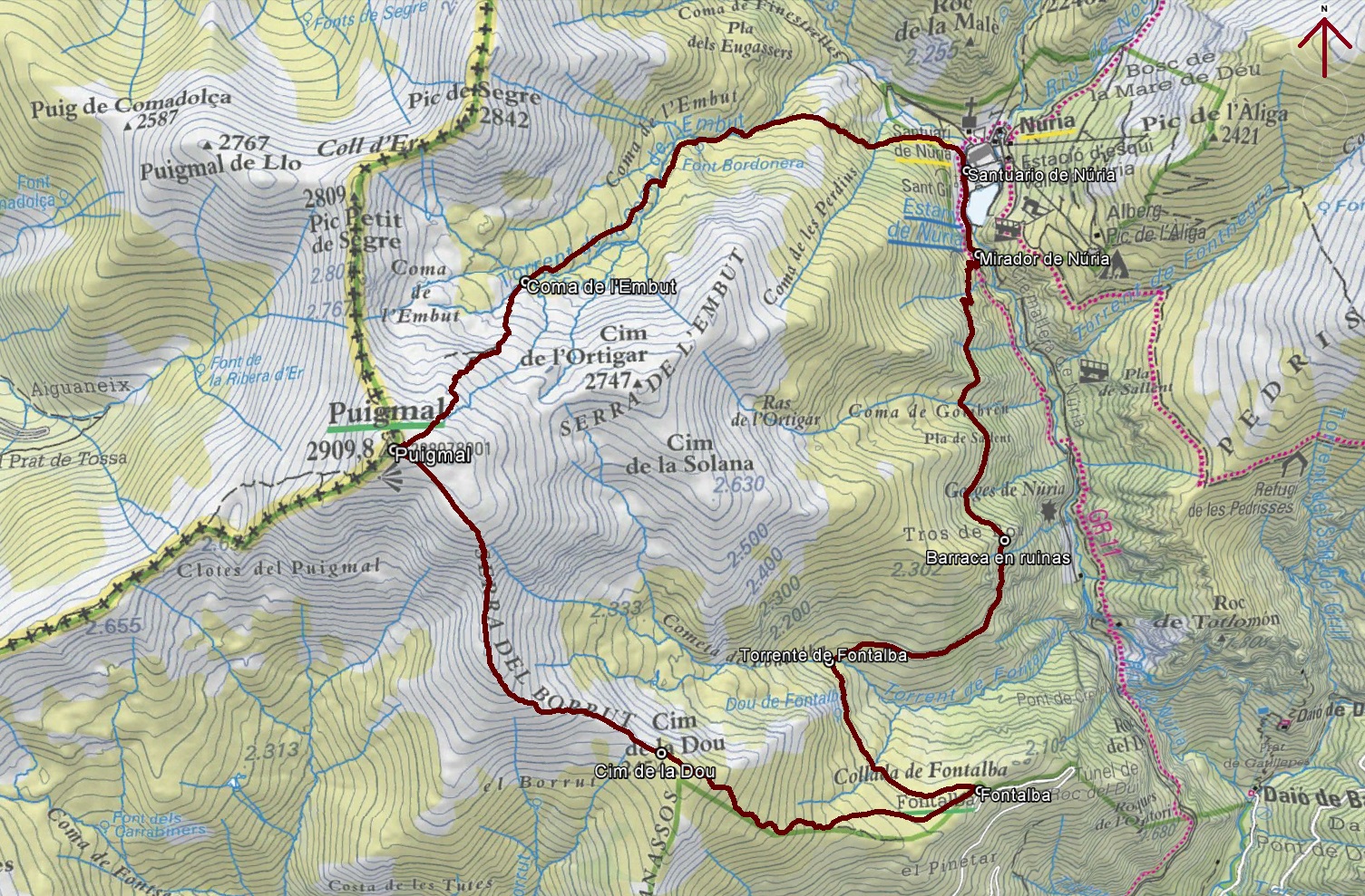 Croquis ruta