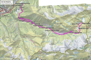 Croquis de la ruta a la Vall del Madriu