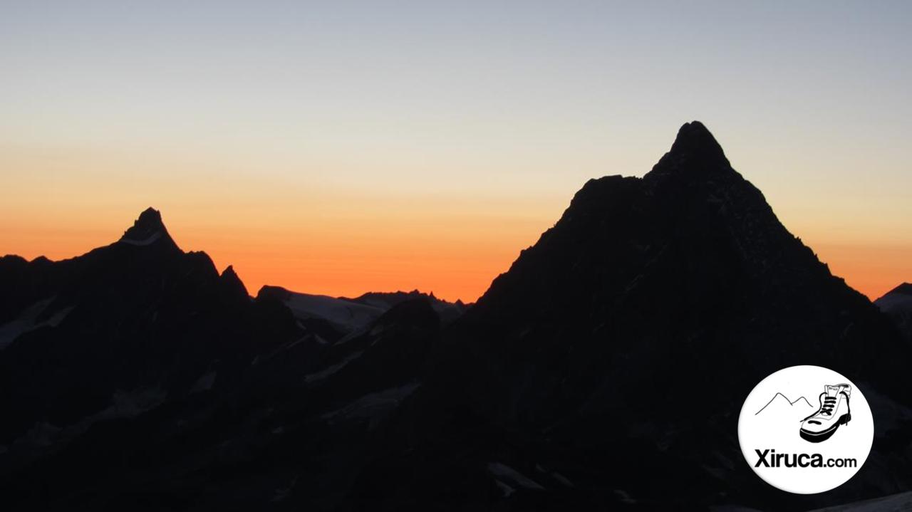 Dent d'Hérens y Matterhorn desde Klein Matterhorn