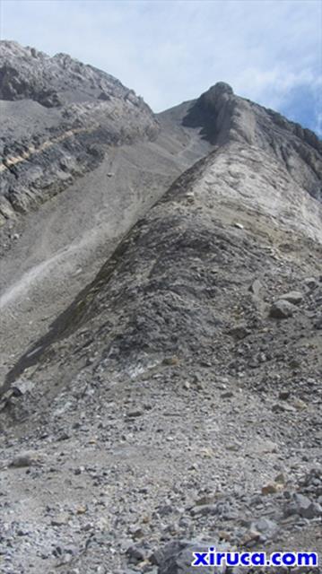 Descenso por la vía normal del Perdido