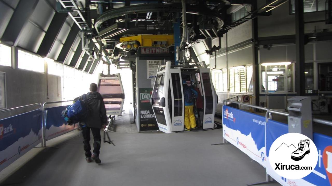 Primer teleférico a Plateau Rosa