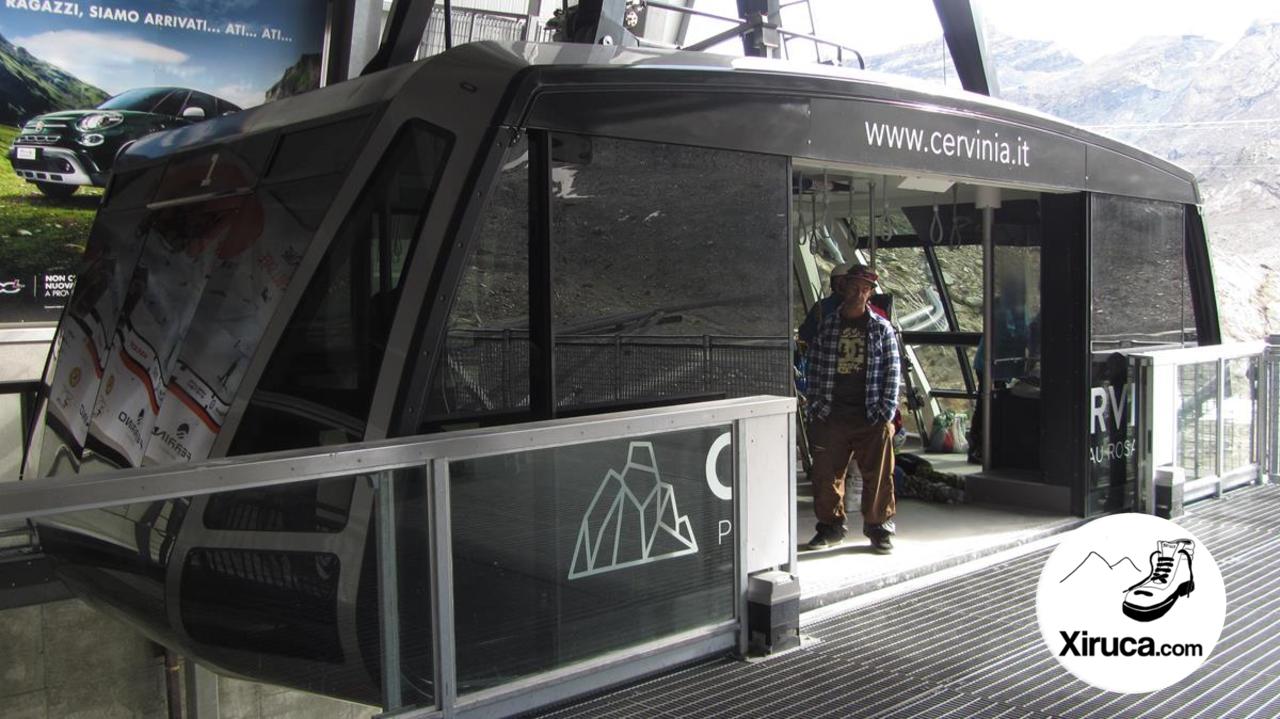 Teleférico a Plateau Rosa