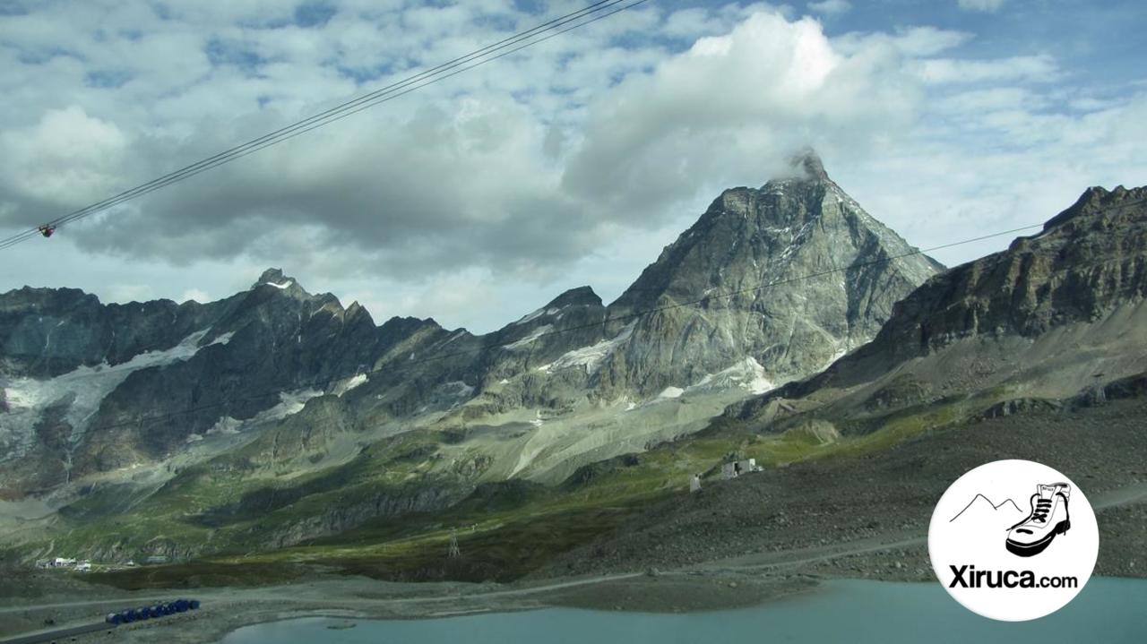 Cervino desde el teleférico a Plateau Rosa