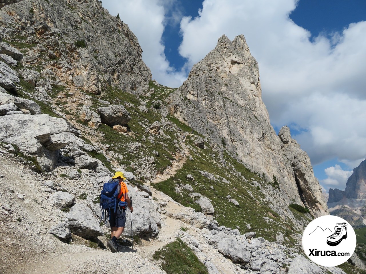 Sendero hacia Rifugio Nuvolau