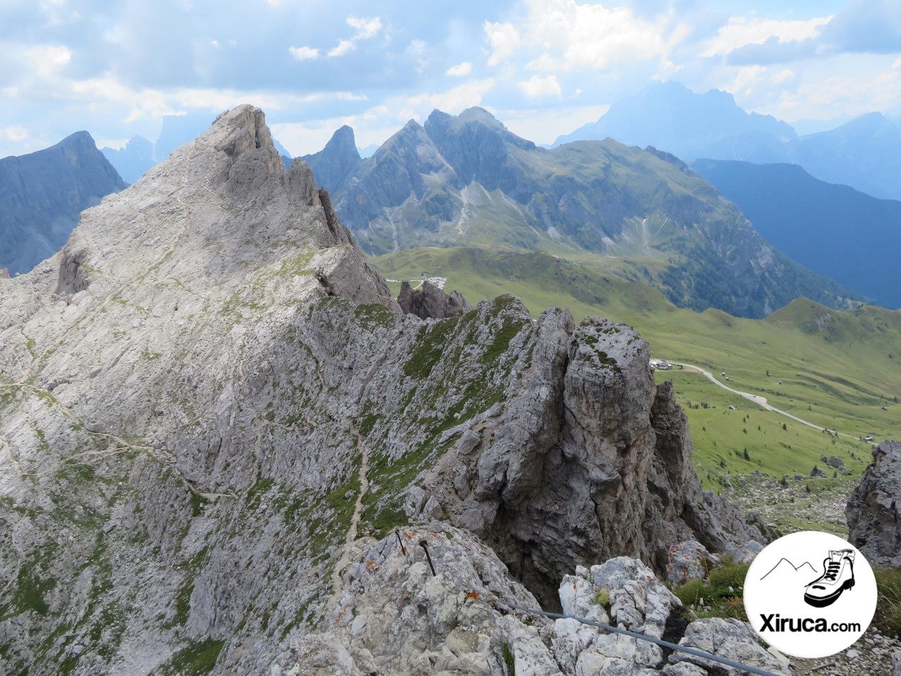 Paso equipado al Rifugio Nuvolau