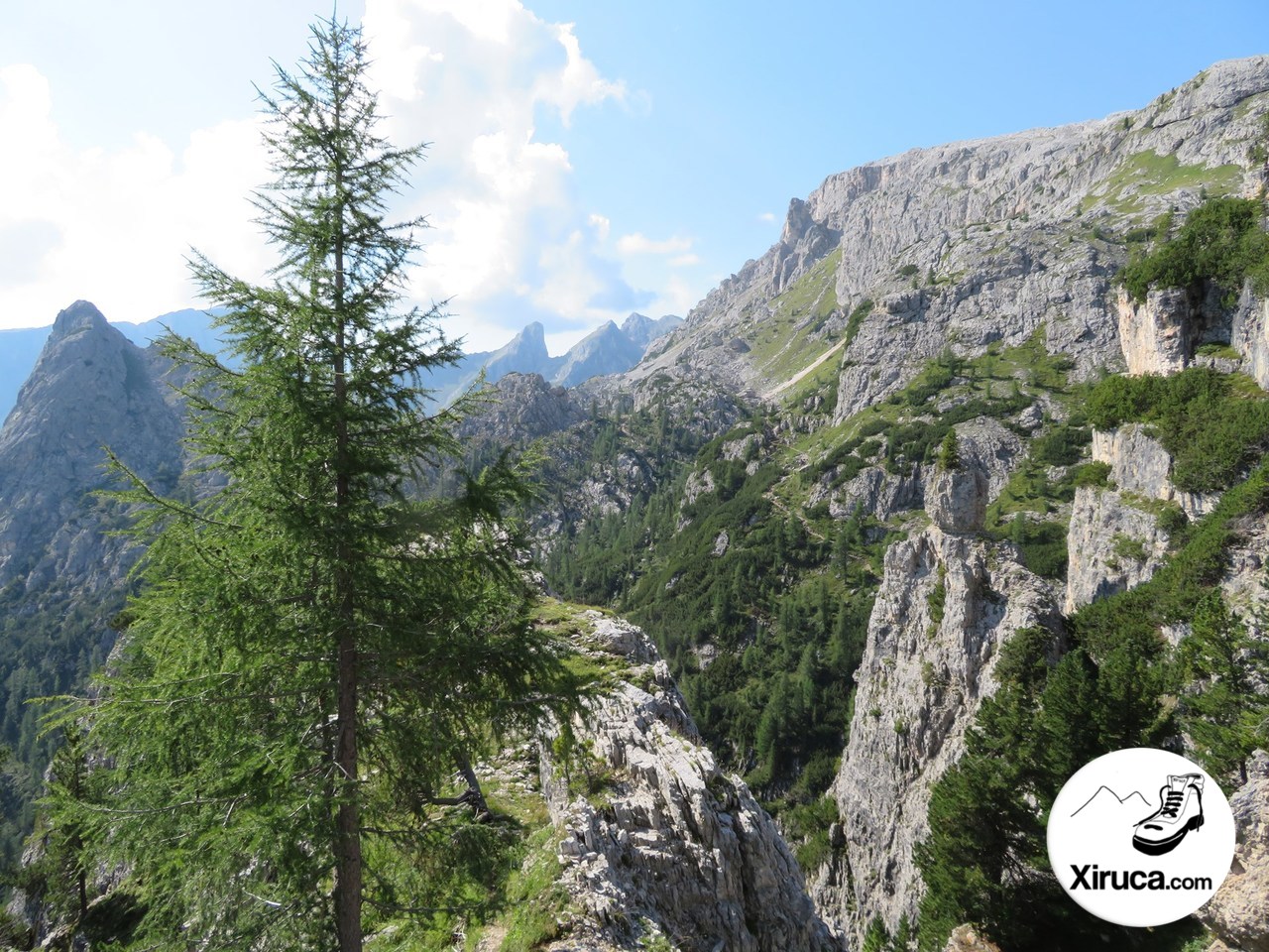 Sendero a Passo Giau