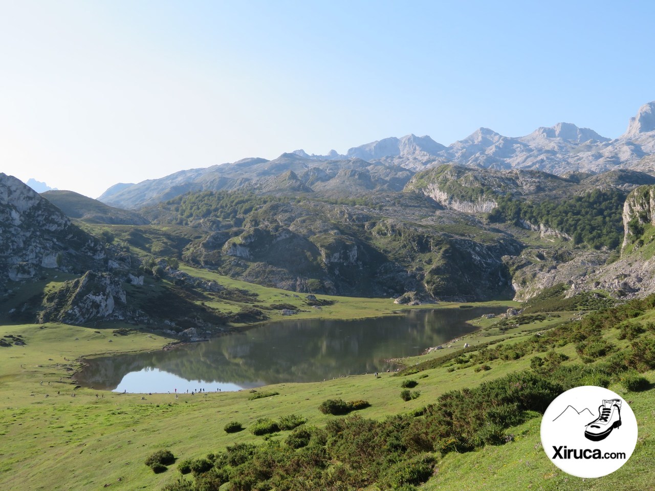 Lago Ercina desde Mirador de Entrelagos