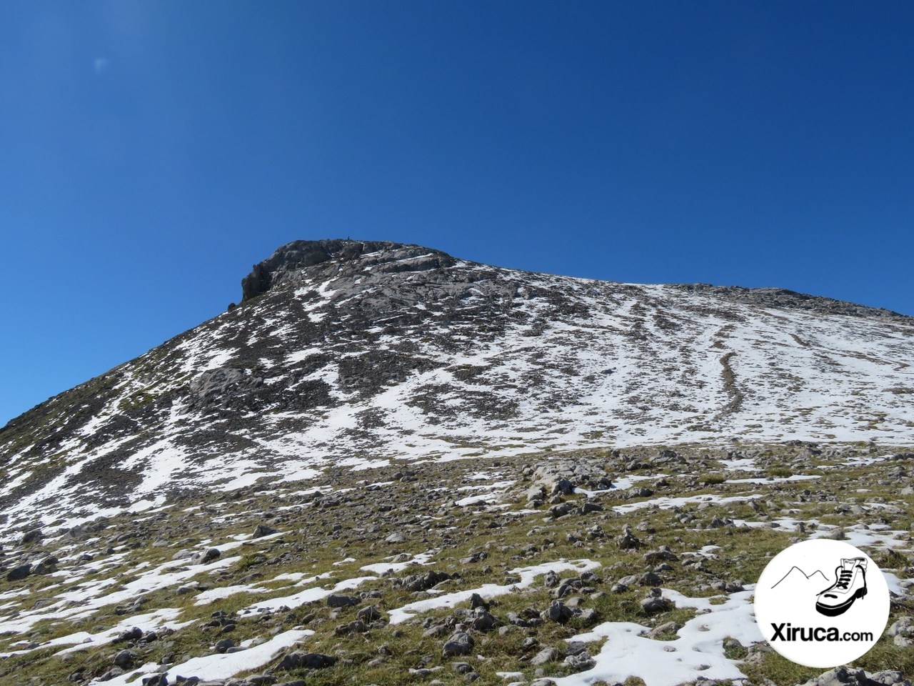 Pico de la Padiorna desde Colladina de Las Nieves