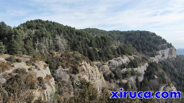 Mirada atrás a la Serra dels Tossals