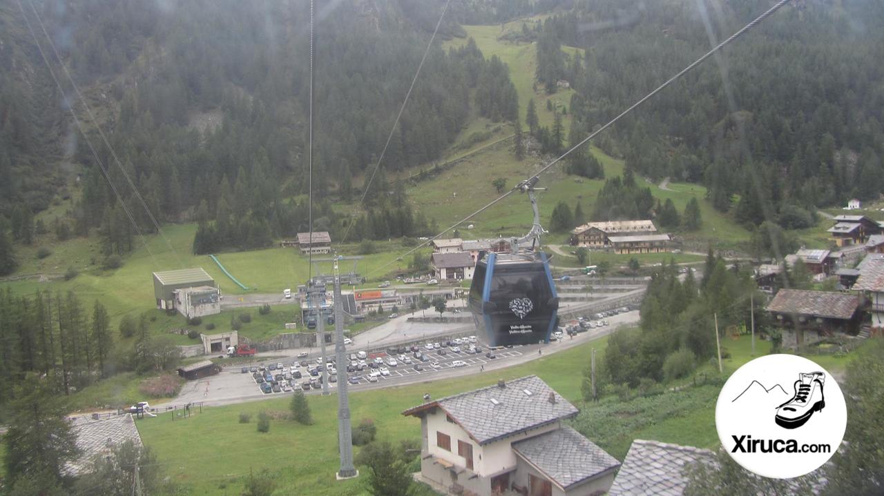 Staffal desde teleférico a Gabiet