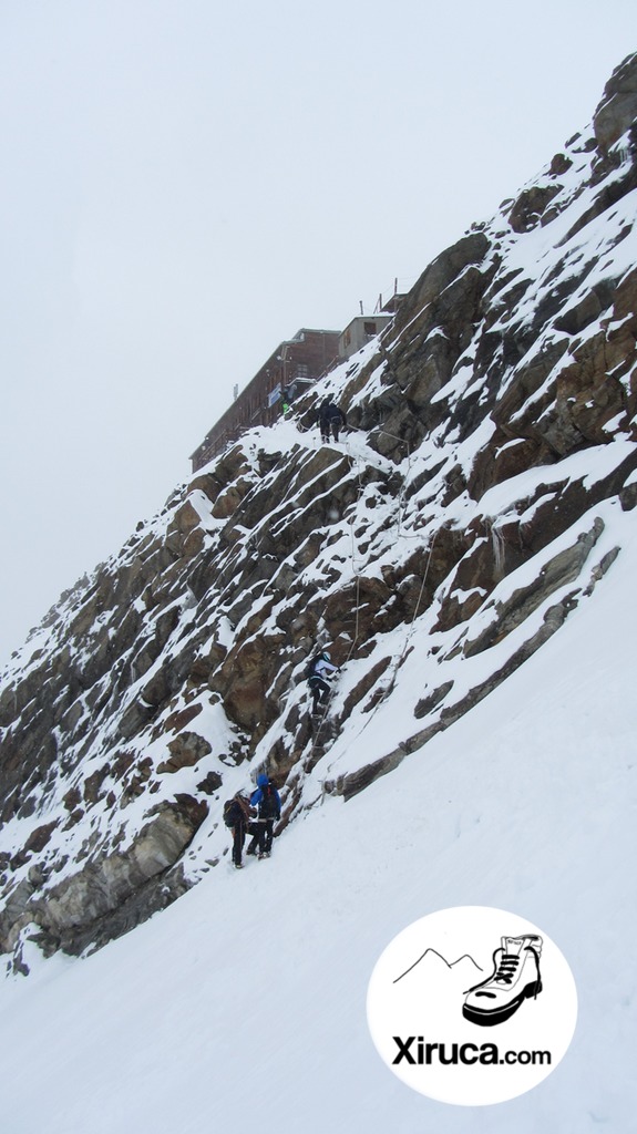 Ferrata al Refugio Gnifetti