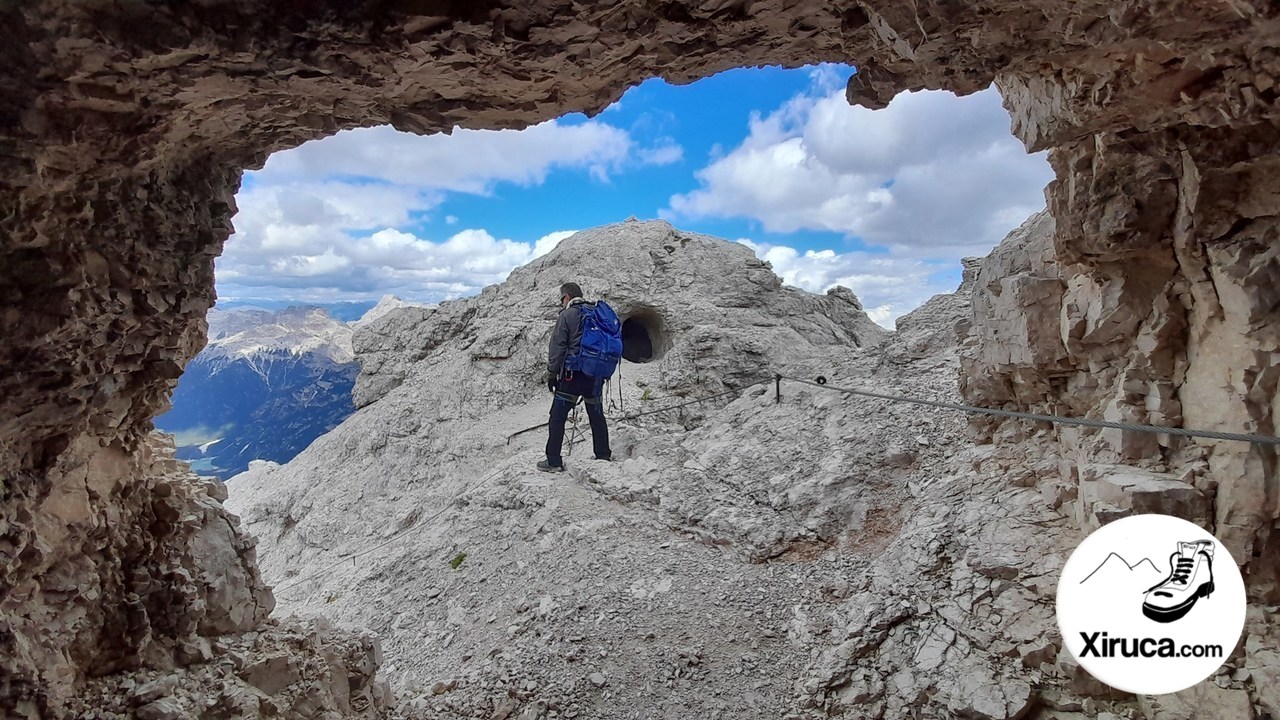 Descenso final a Capanna Guido Lorenzi