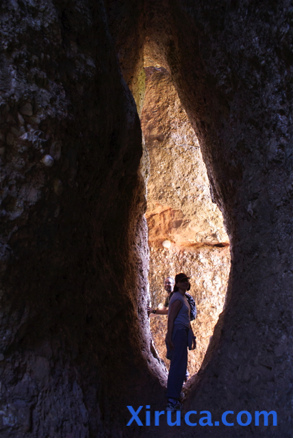 En el interior del Morral del Drac