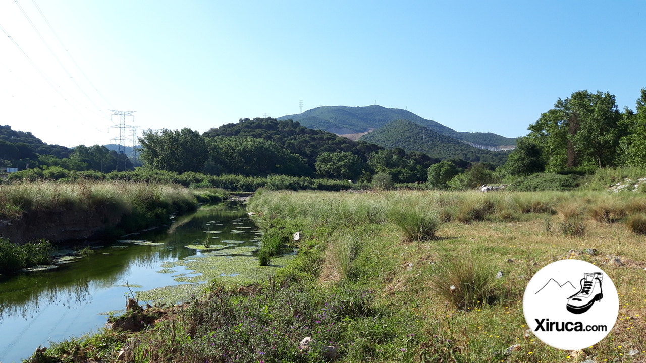 Serralada de Marina desde el Besòs 