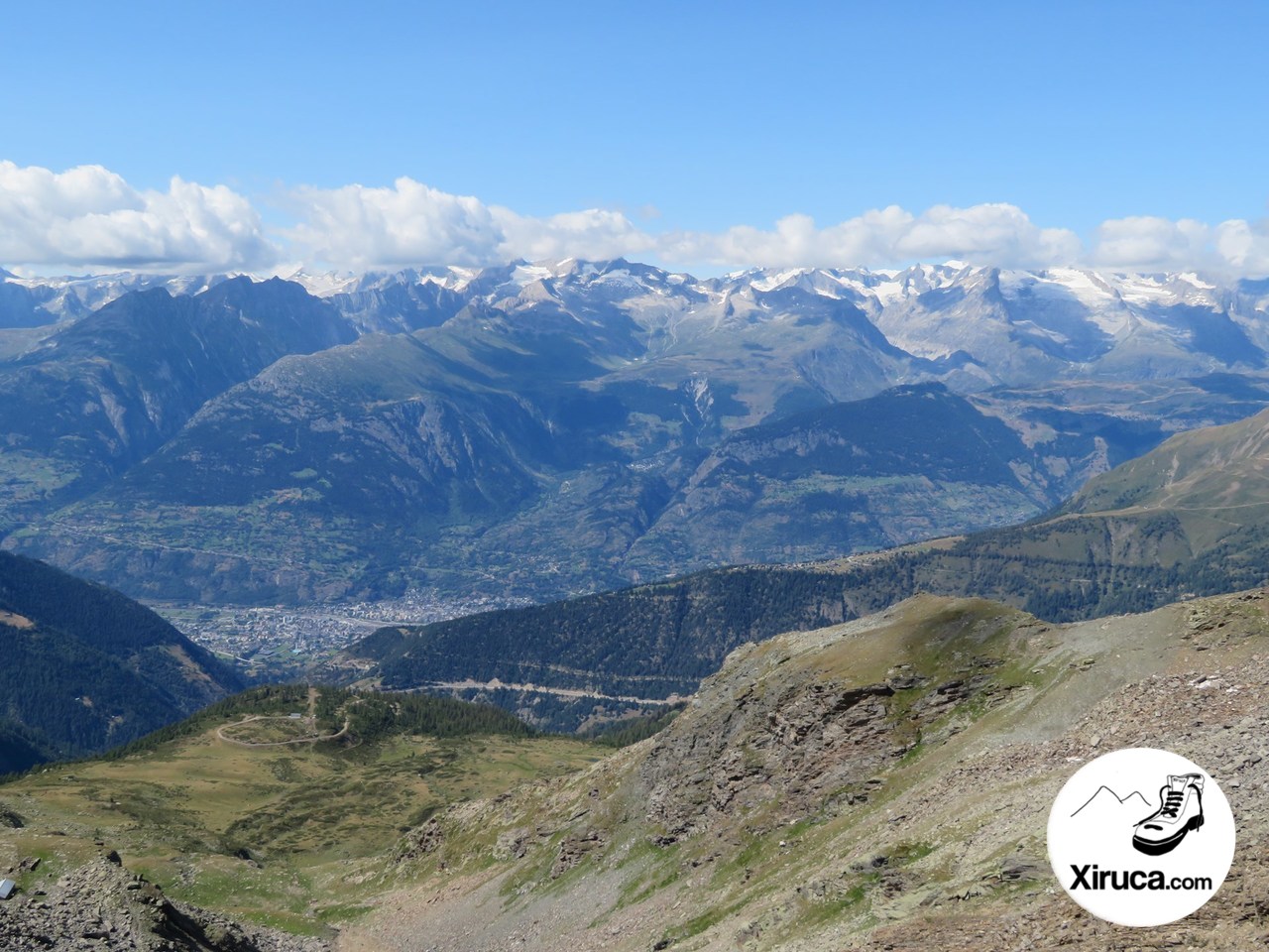 Valle de Brig desde el Madelhorn