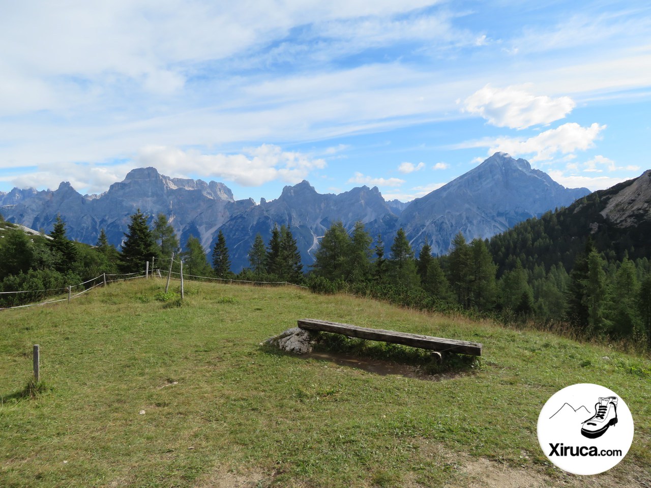 Punta Sorapiss y Antelao desde Rifugio Venezia