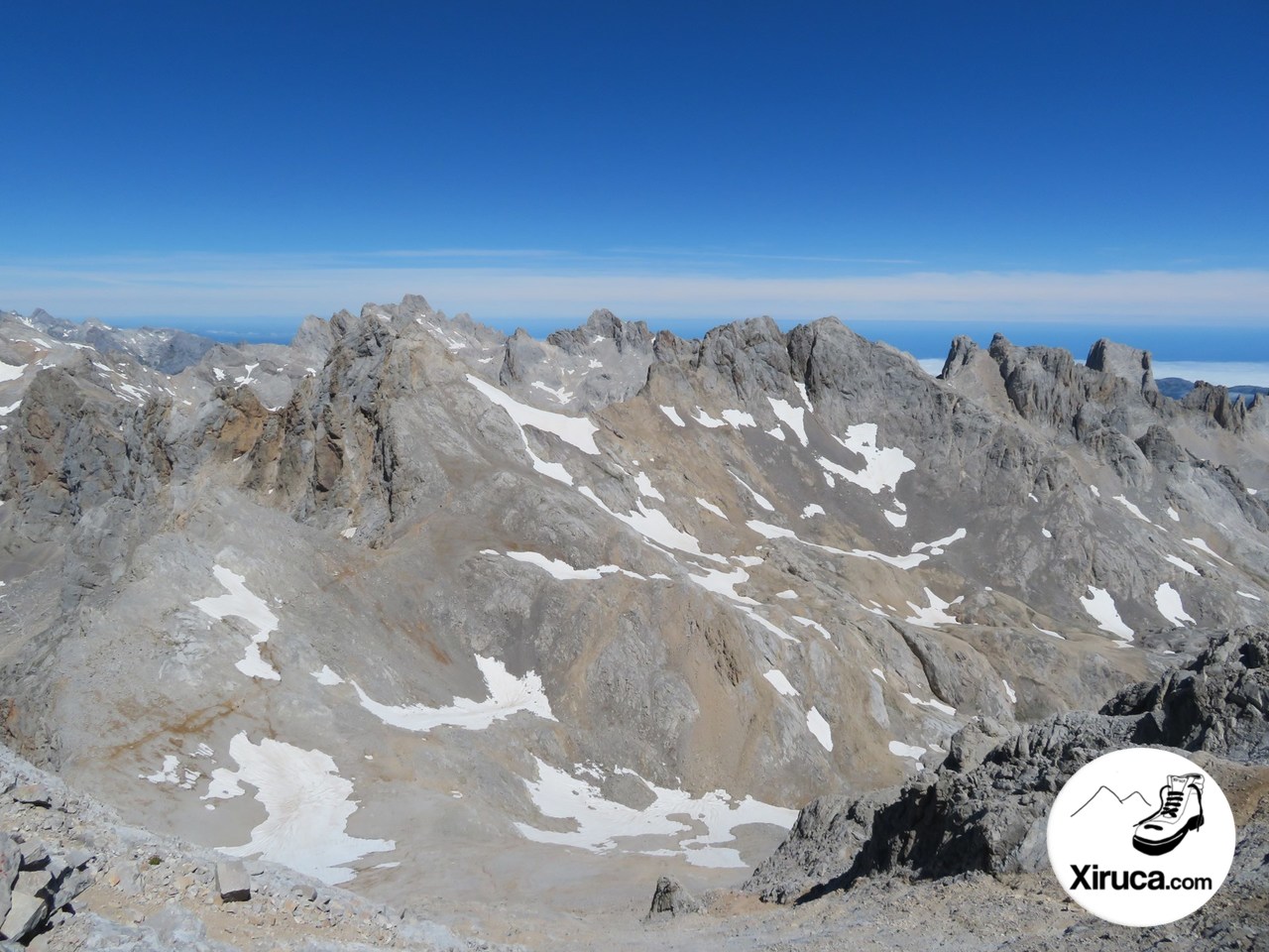 Del Torre Cerredo al Pico Urriellu desde Peña Vieja