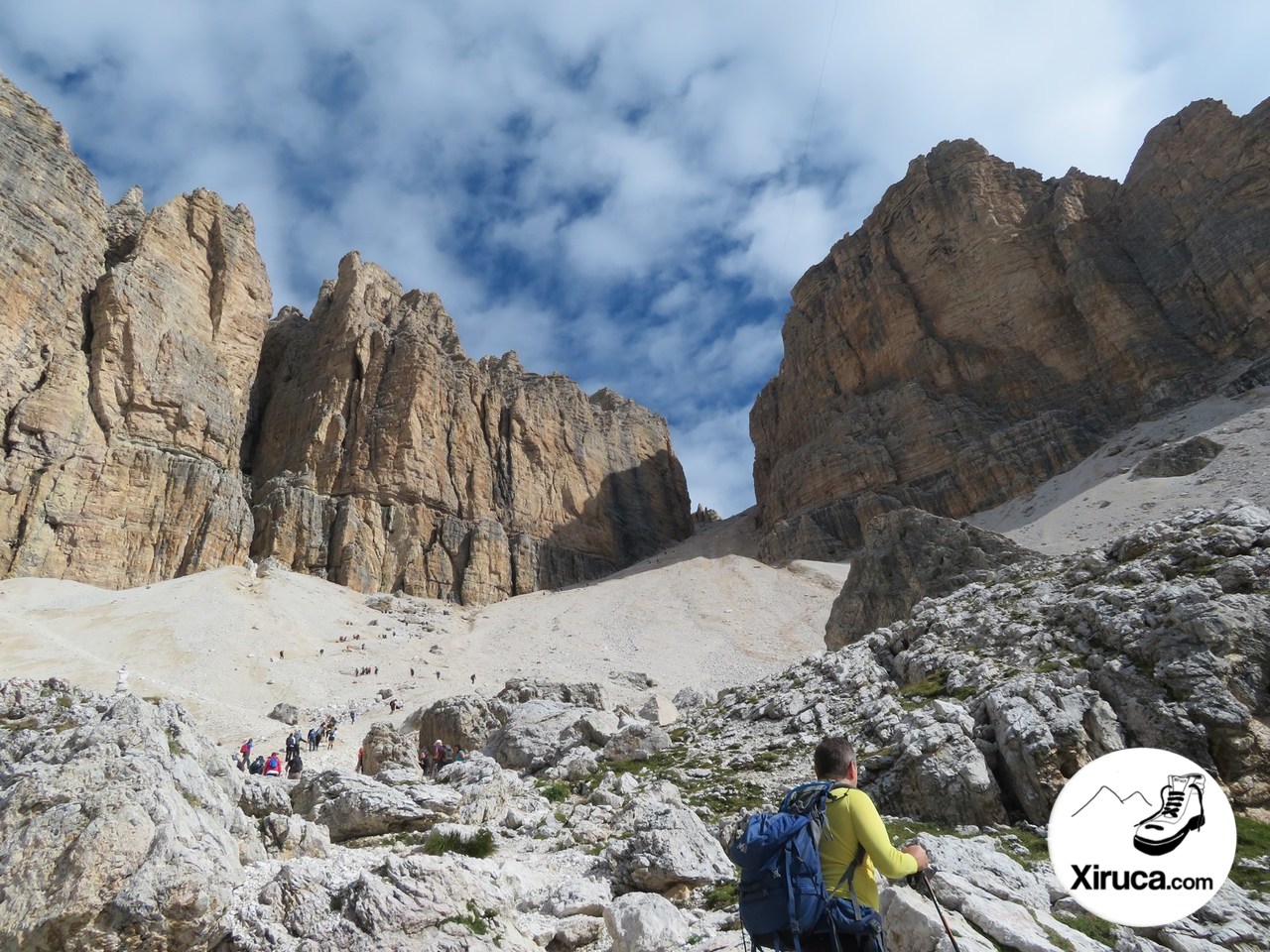 Pedregal en la Forcella Pordoi