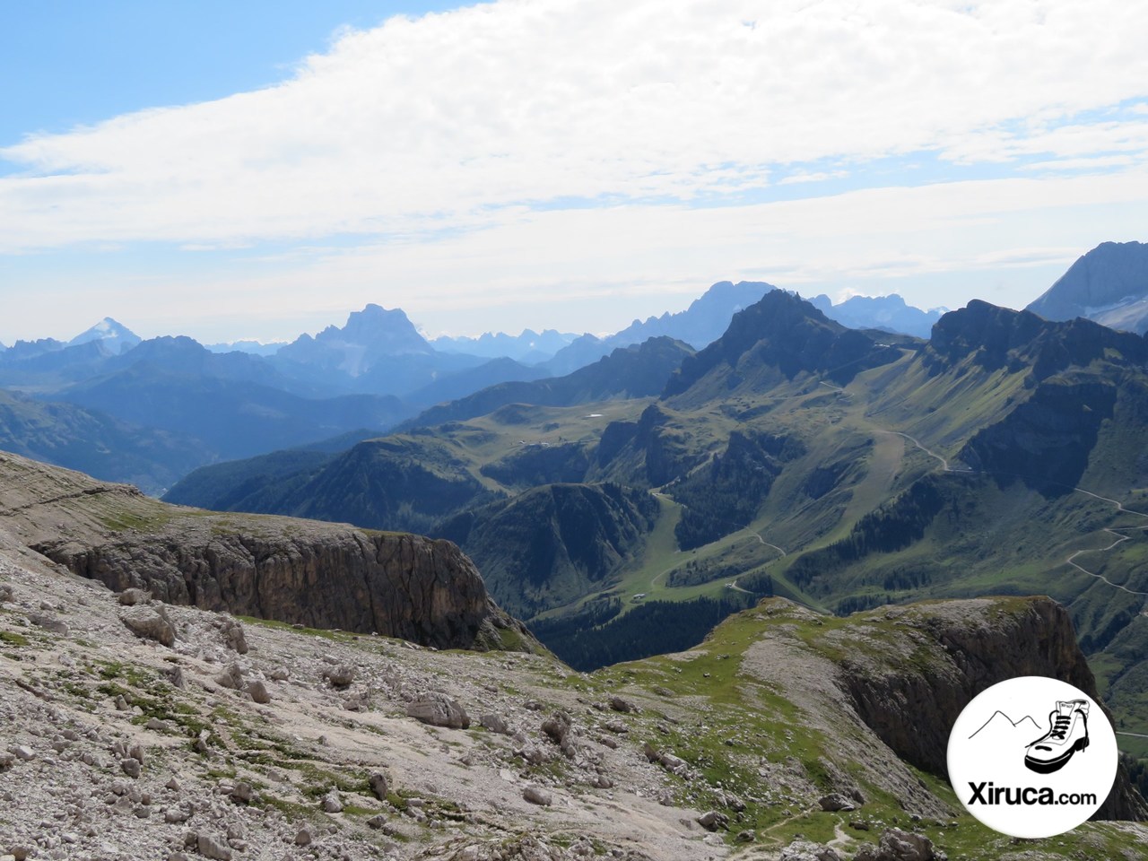 Monte Pelmo desde la falda del Piz Boé