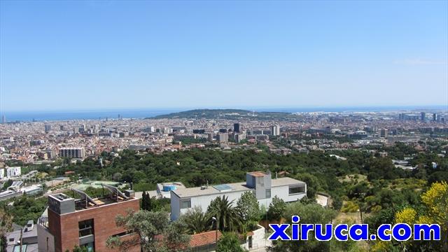 Barcelona desde cerca de la Carretera de les Aigües