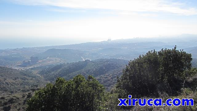 Costas del Maresme y Barcelonès desde la Coscollada