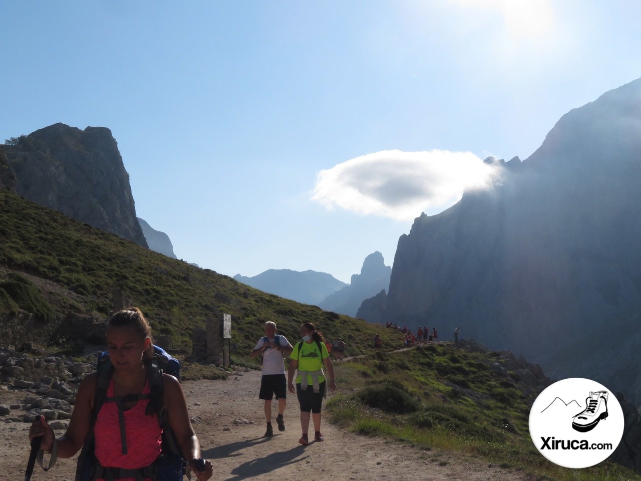 Estética nube en la Senda del Cares