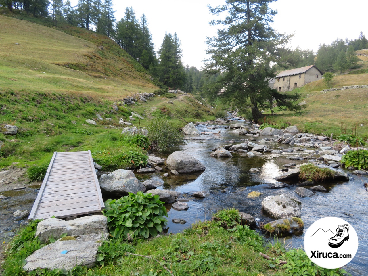 Puente en la ruta circular de Simplon