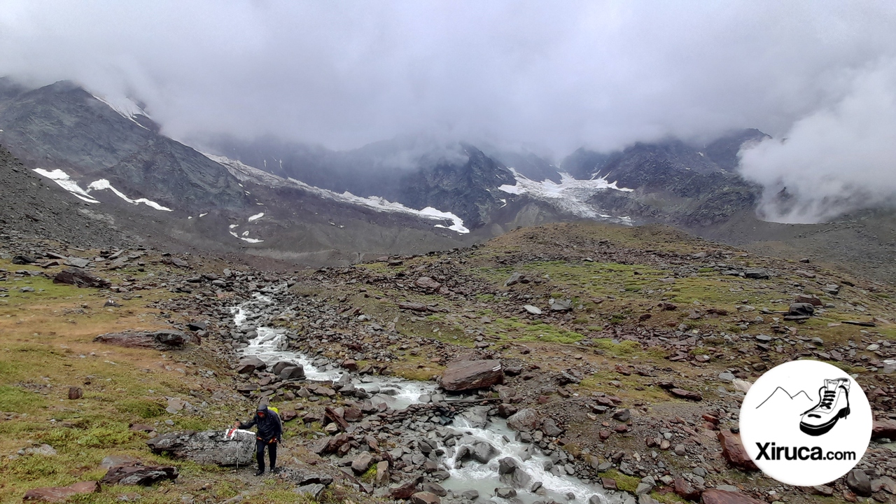 Circo glaciar de Weismiess y Lagginhorn