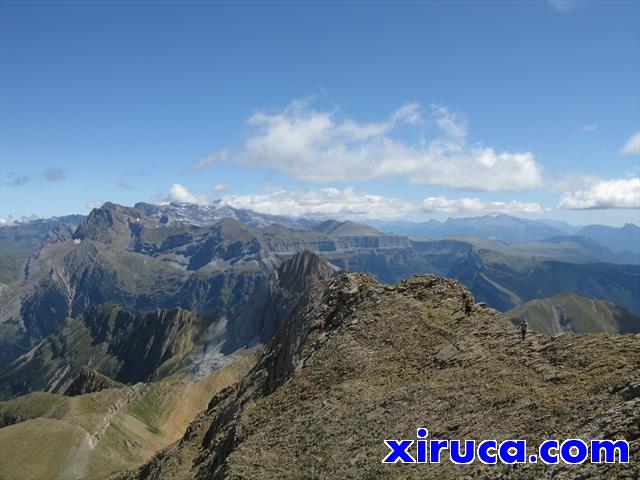 Picos del parque de Ordesa desde el Tendeñera