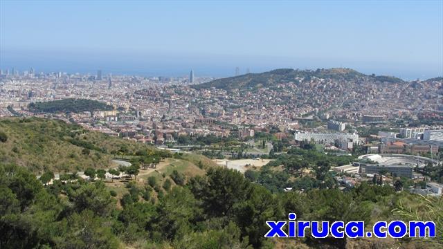 Barcelona desde el Portell de Valldaura