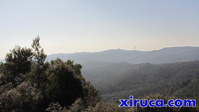 Tibidabo y Torre de Collserola desde el Puig de Madrona