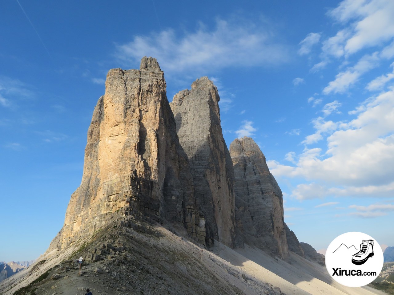 Tre Cime di Lavaredo desde Forcella Lavaredo