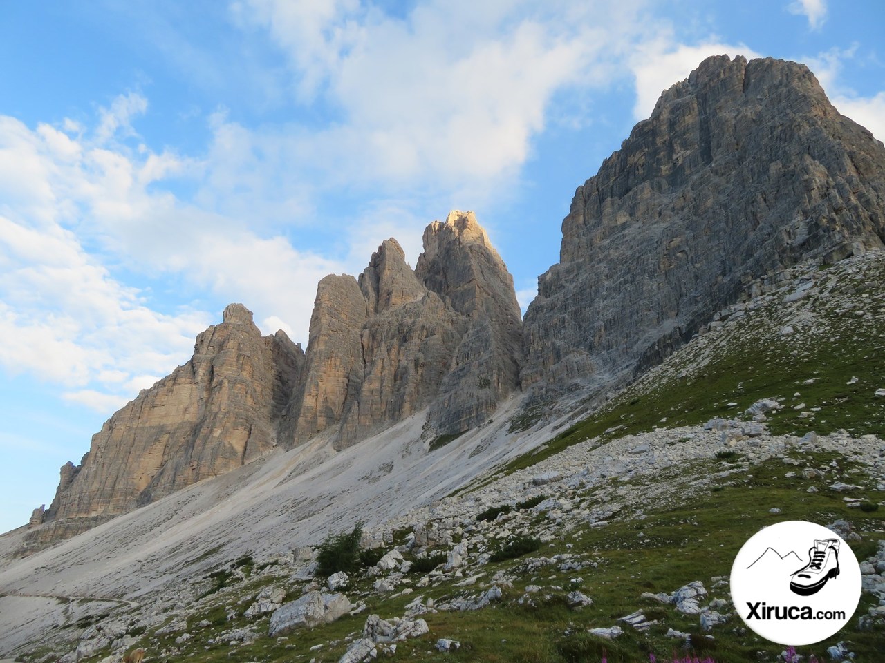 Tre Cime en el camino al Rifugio Lavaredo