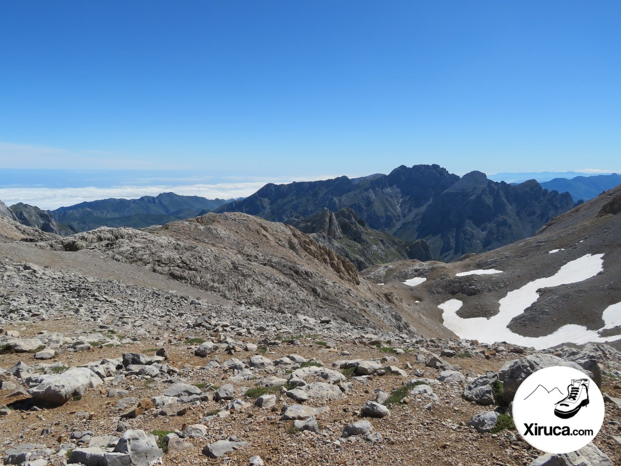 Picos del Jierru desde La Canalona