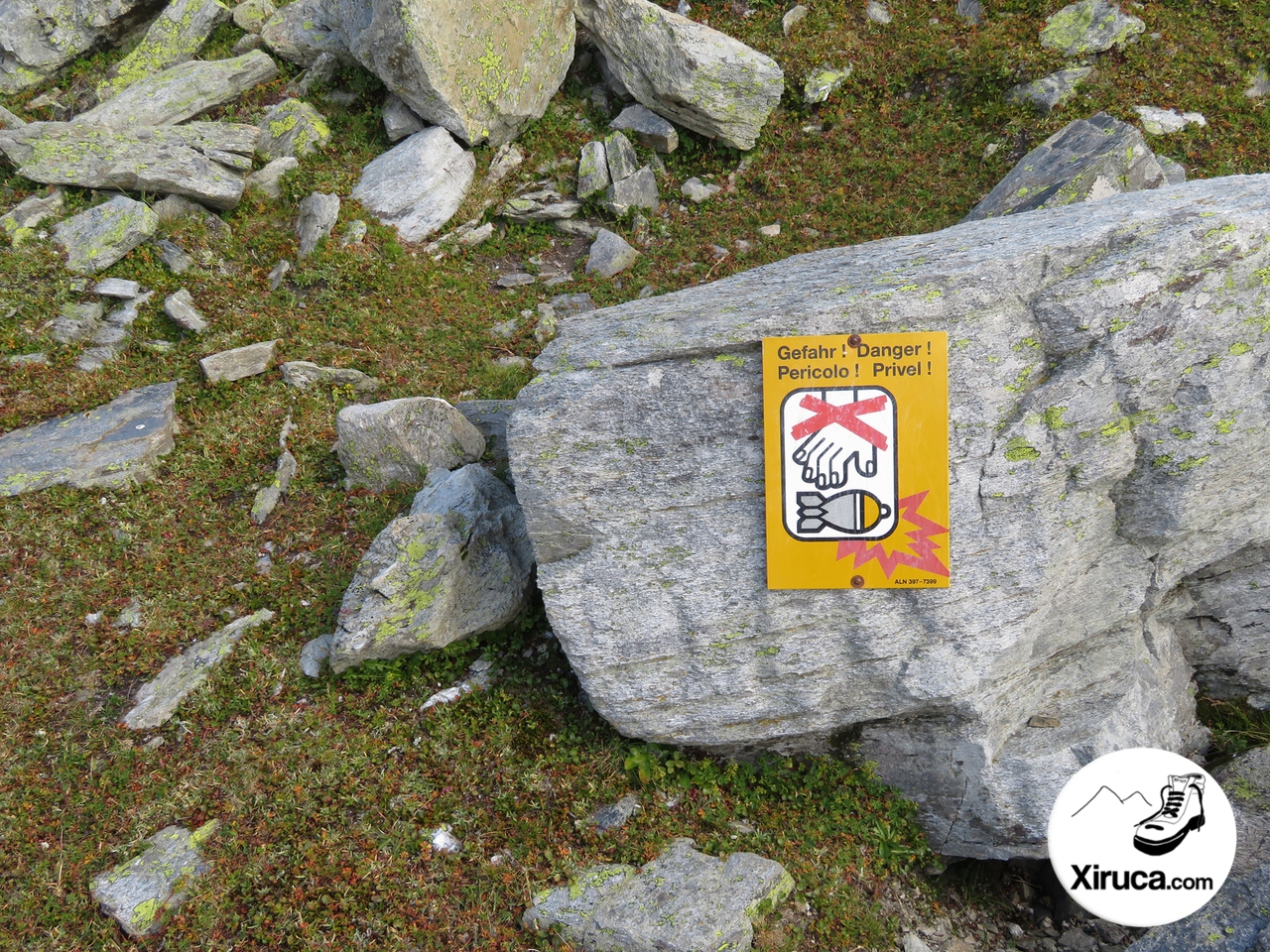 Precaución con vestigios de guerras pasadas