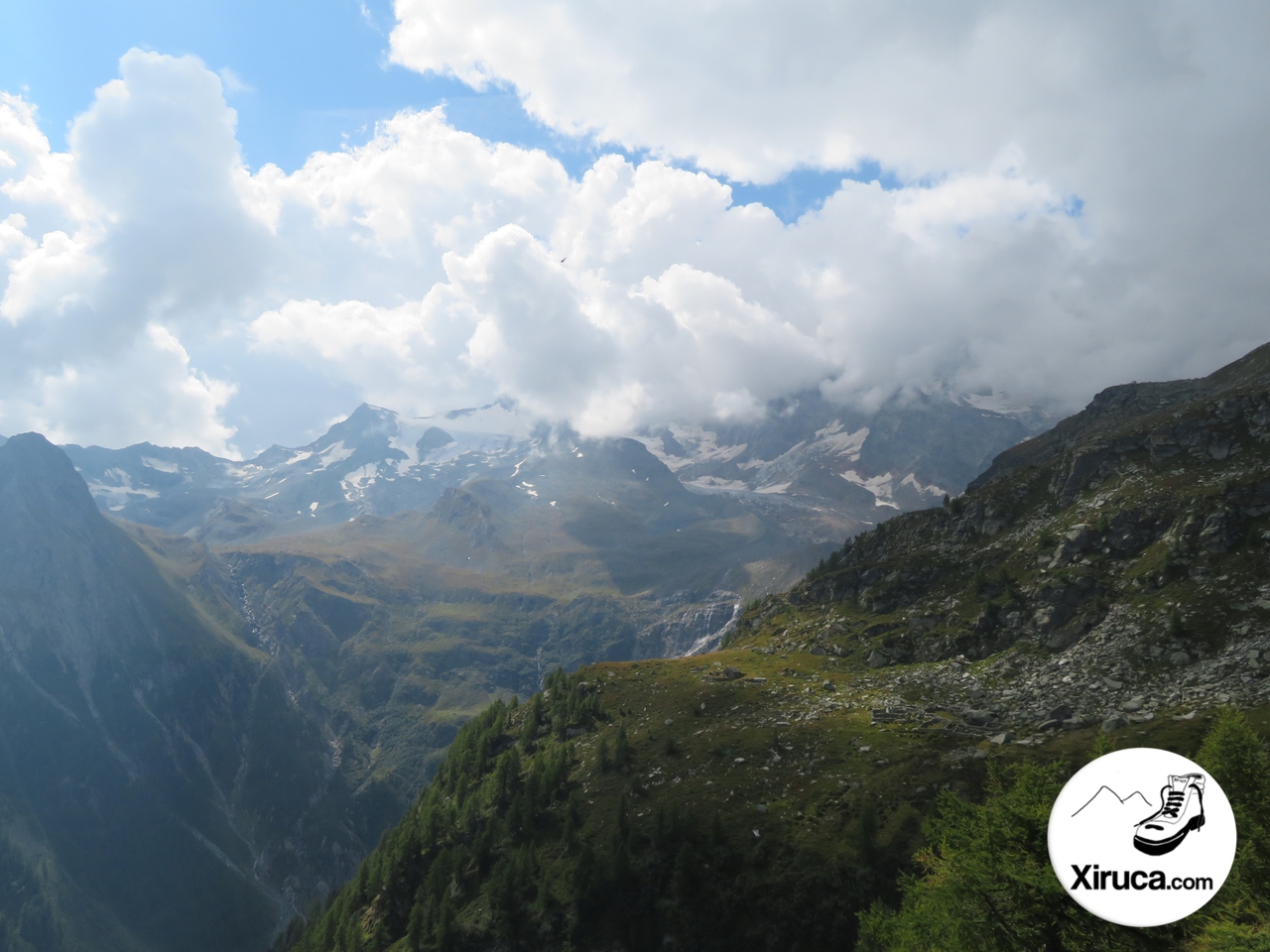 Nubes sobre el Lagginhorn