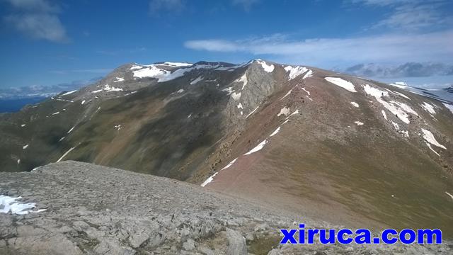 Llegando a la Colladeta de Comabella