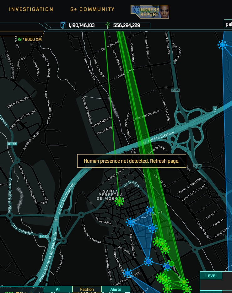 Links largos de Ingress