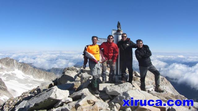 En la cima del Pirineo