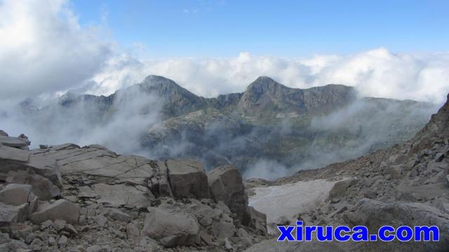 Pico de la Montañeta y Pico Salbaguardia desde el Portillón Superior