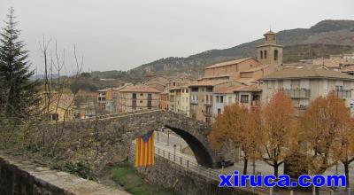 Pont Vell y La Pobla de Lillet