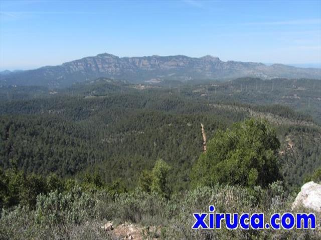 La Mola y el Montcau desde el Pic del Vent