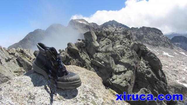 Xiruca en el Pico de Alba