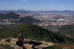 Turó de Montcada, Montserrat y La Mola desde el Puig Castellar