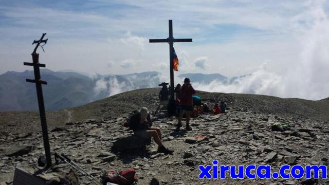 En la cima del Puigmal