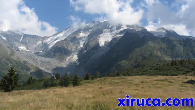 Glaciar y Dome de Miage