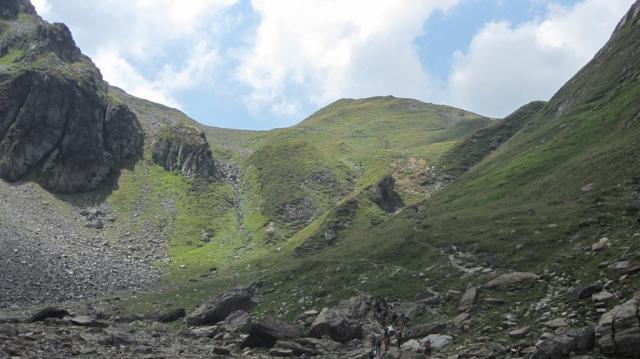 Últimas rampas al Col du Bonhomme